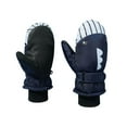 thumbnail image 2 of Manoplas Impermeable Cómodo Cerradura De Conexión Para Niños Muñecos De Nieve Al Aire Libre Azul Oscuro M Sunnimix Guantes de esquí de nieve, 2 of 8