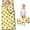Sunflower and Bud Yellow Pattern, variant on Sunflower and Bud White Pattern Teens Toddler Nap Mat with Pillow, Sleeping Mat Bag for Preschool Daycare 59"x22"