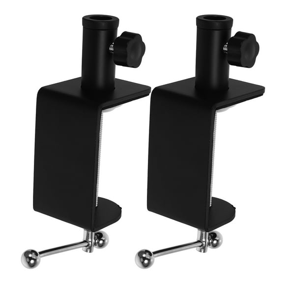 Multi-Functional Desk Clamps for Home Use with Iron Material and Stable Grip 2pcs