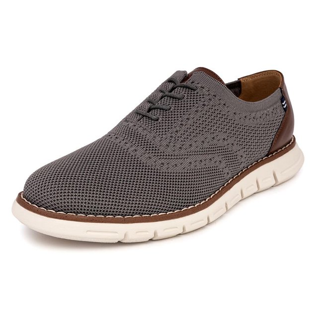 Zapatillas Nautica Alon Knit Fashion para hombre, color gris, talla 9.5