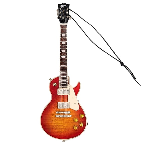 Axe Heaven Les Paul Guitar Holiday Ornament 6" 1959 Standard Cherry Sunburst