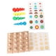 thumbnail image 2 of Juego de juguetes educativos de madera Montessori con bloques cilíndricos de colores y enchufes Estilo2, 2 of 9
