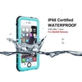 thumbnail image 2 of Allytech Waterproof Case, iPhone SE 2nd Gen Case Waterproof, IP68 Waterproof Build-in Screen Protector Full Protection Case Cover for Apple iPhone SE 2020, Blue, 2 of 7