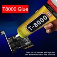 thumbnail image 2 of AIHOME T 8000 Mobile Phone Screen Glue Repair Universal Glue, 2 of 10