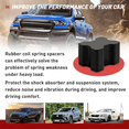 thumbnail image 3 of 8 x Car Coil Spring Spacers-Black, 3 of 6