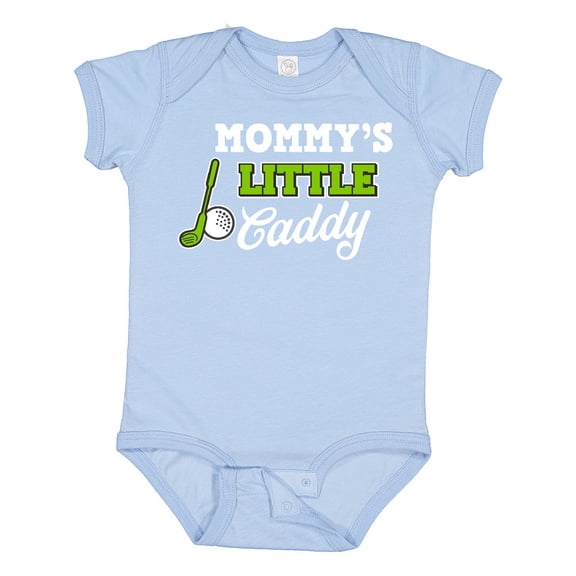 Inktastic Mommy's Little Caddy with Golf Club and Ball Boys or Girls Baby Bodysuit