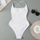 thumbnail image 4 of Bikini de una pieza con letras para mujer, bañador con almohadilla de realce, bañador ajustado, ropa de playa Fridja  nalpqowj19558, 4 of 6