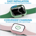 thumbnail image 5 of 20 Pack Case for Apple Watch Series 6/5/4/SE 44mm with Tempered Glass Screen Protector, Ultra-thin Shockproof Hard PC Protective Cover, All-around Edge Bumper Compatible with iWatch 44mm, 5 of 5