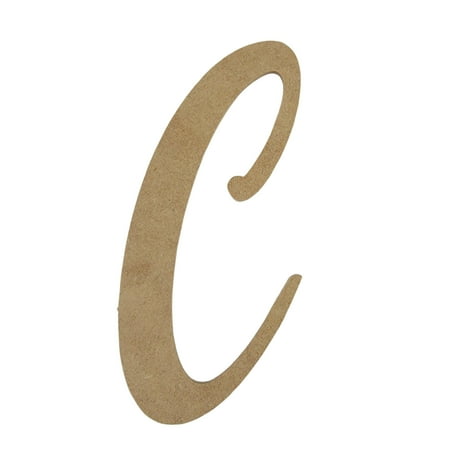 Wooden Letter Unfinished, Emillia Font, Craft Cutout