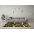 thumbnail image 3 of Ahgly Company Indoor Rectangle Abstract Brown Modern Area Rugs, 2' x 4', 3 of 4
