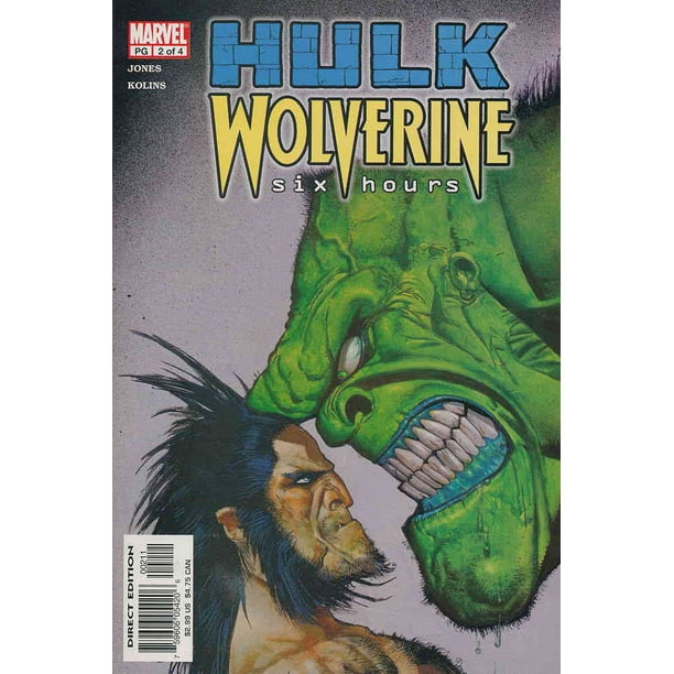 Hulk/Wolverine Six Hours 2 VF ; Marvel Comic Book