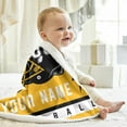 thumbnail image 3 of Pittsburgh Custom Throw Blanket 30 * 40, Throw Blankets Printed with Any Name and Number for Men Women, Personalized Football Gifts for Fans, 3 of 5
