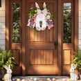 thumbnail image 5 of Luoshdecor Artificial Easter Bunny Butt Wreath ,Bunny Butt Ears Decorations for Front Door Welcome Sign Wreath Attachment, 5 of 6