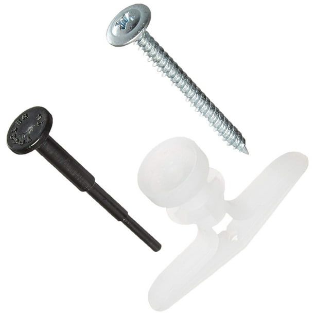 MECHANICAL PLASTICS CORP Toggler 9Pack 3/8 x 1/2Inch Pegboard Wall