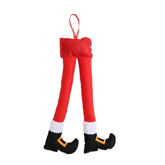 Bearachild Adorno navideño para coche, decoración de Papá Noel, colgante de franela para Exterior de coche, accesorio decorativo para automóvil Kits de decoración para fiestas Rojo Bearachild HA069818-02B