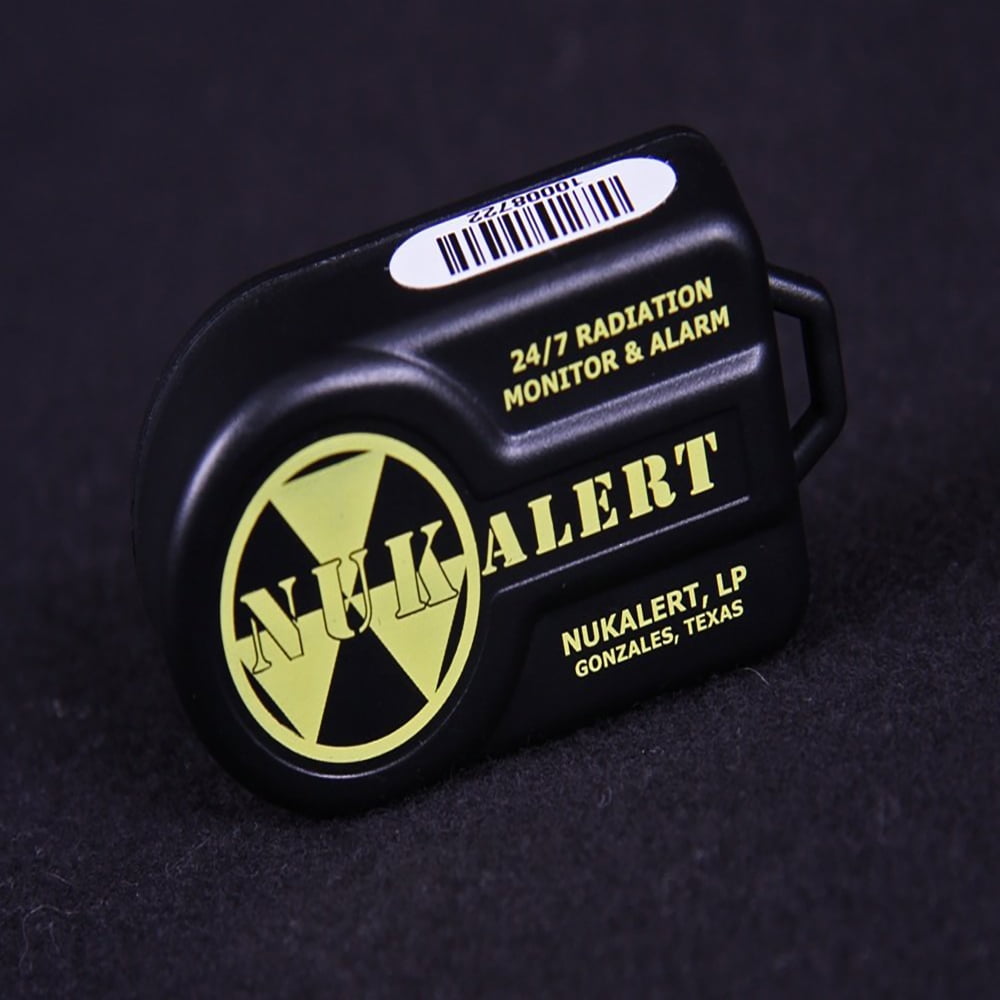 NukAlert Radiation Detector & Alarm Keychain | Real-Time Nuclear Radiation Monitor with Audible Alerts | Compact Emergency Prep Tool | Made in USA