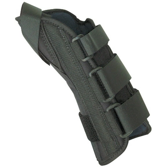 8" soft wrist splint right, medium 6.5-8" with abducted thumb
