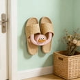 thumbnail image 4 of JZCHUNTOY Support de Pantoufles de Salle de Bain 1 Pce, Organisateur Mural Autocollant Sans Perçage, Étagère de Rangement Imperméable et Résistante à la Rouille, Cintre Gain de Place pour Salle de Bain, Douche, Cuisine et Porte, 4 of 6