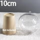 thumbnail image 3 of 24/1 piezas de bolas huecas transparentes de plástico para Navidad, adornos rellenables para colgar en el árbol de Navidad, regalos para fiestas en el hogar, decoración, 3 of 5