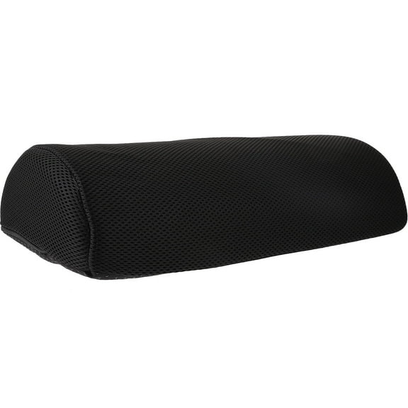 Luxshiny Comfortable Foot Rest Cushion Black Polyester for Home Relaxation
