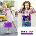 thumbnail image 5 of AVAWO Kids Case for iPad 10.2 9th & 8th & 7th Generation, iPad 10.2 2021/2020/2019 Case - with Shoulder Strap - Light Weight Shock Proof Handle Stand Kids Friendly Case for All iPad 10.2 inch, Purple, 5 of 10
