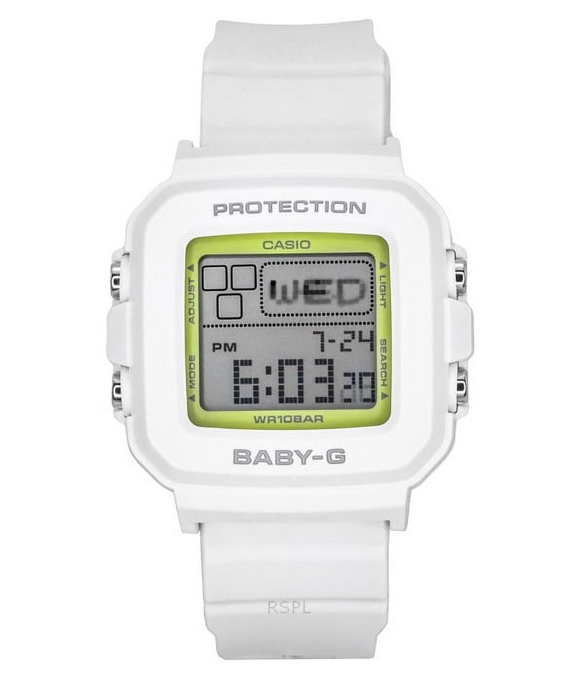 Casio Baby-G BGA-260 Digital Analog Off White Sports Shock Watch 