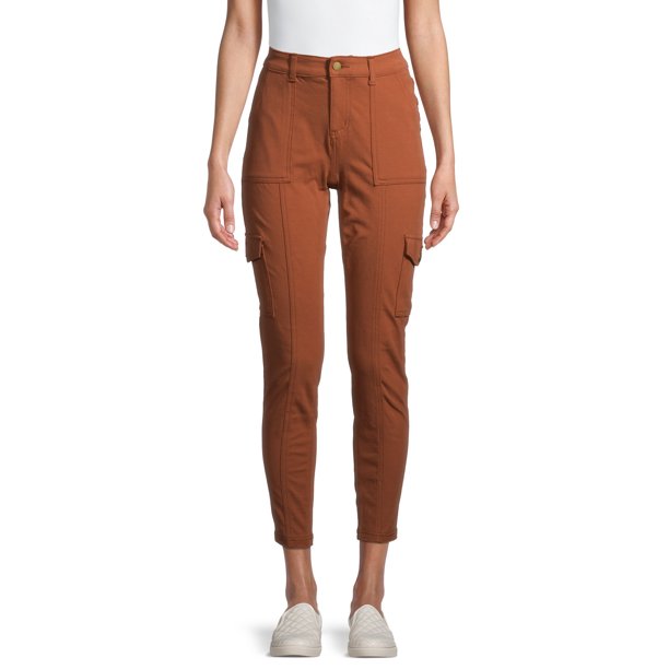 Time and Tru Women's Knit Cargo Pants