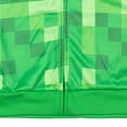 thumbnail image 7 of Minecraft Little Kids' Boy or Girl Cosplay Fleece Zip-Up Hoodie Creeper Mask Green, 7 of 7