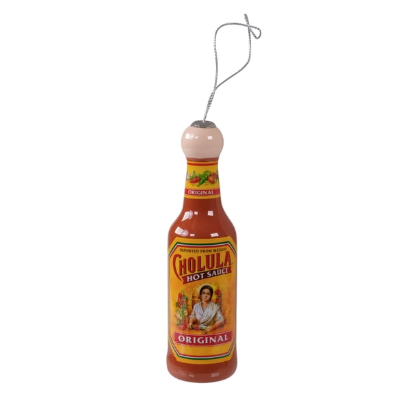 Cholula Hot Sauce Bottle Christmas Ornament – Mini Hanging Decoration