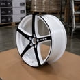 thumbnail image 4 of 17 inch White Black Alloy Wheel Rim 5x114.3 for Lexus SC300 X7OJ, 4 of 7