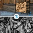 thumbnail image 6 of Firewood Rack Heavy Duty Log Rack Firewood Storage Holder Outdoor Indoor 2.7ft, 6 of 7