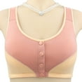 thumbnail image 2 of XFLWAM Womens Full Coverage Front Closure Bras Daisy Bra Push Up Comfort Snaps Wireless Everyday Bras, 2 of 6