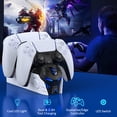 thumbnail image 4 of Beboncool PS5 Controller Charger, Dual Charging Dock for PS5 DualSense Controllers, Mecha-Style Design, LED Indicator, Compact Desktop Accessory, 4 of 10