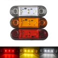 thumbnail image 3 of 10pcs 3LED LED Automotive Trailer Side Marker Lamp Winding Lamp Side Marker Lamp Trailer Tail Light Yellow, 3 of 3