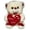 Cream, variant on Party Pro's Teddy Bear Gift Soft Plush Stuffed Animal Holding Red Corduroy Heart 11 inches