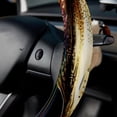 thumbnail image 5 of Crocodile 14.5 Inch Printing PVC Leather Car Wheel Cover Auto Accessories, 5 of 6
