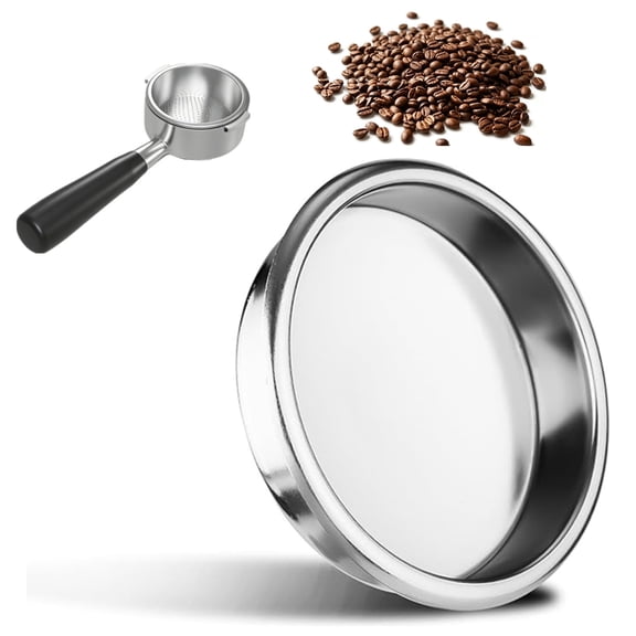 Liyquint 58mm Backflush Blind Filter Disc, Back Flush Insert Cleaning Disk, Portafilter Basket Coffee Machine Accessory for Breville, Gaggia Classic Espresso Machines