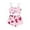 Light Pink, variant on PMVFHDE Women Silk Satin Pajama Set Floral Lace Sleepwear with Matching Robe Three Piece Nightwear Coffee,S