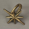 thumbnail image 2 of Zeckos Gold Cast Iron Starburst Napkin Rings Dining Decor Set of 6, 2 of 6