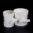 thumbnail image 4 of PVC Manual Air Volume Control Valve Air Duct Volume Controller For Ventilation Pipe Valve Switch Air Regulating Valve 75mm-250mm, 4 of 7