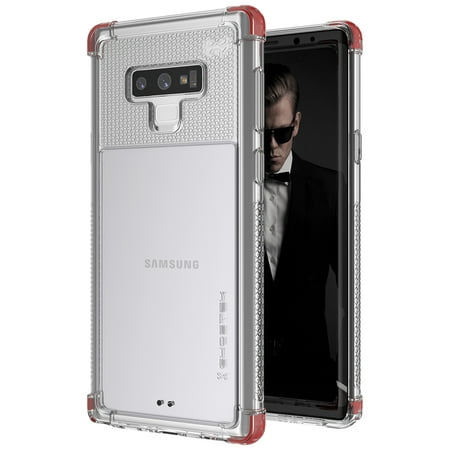 Samsung Galaxy Note 9 Clear Case - Ghostek Covert Series Ultra Slim Silicone Gel Cover - Supports Wireless Charging -