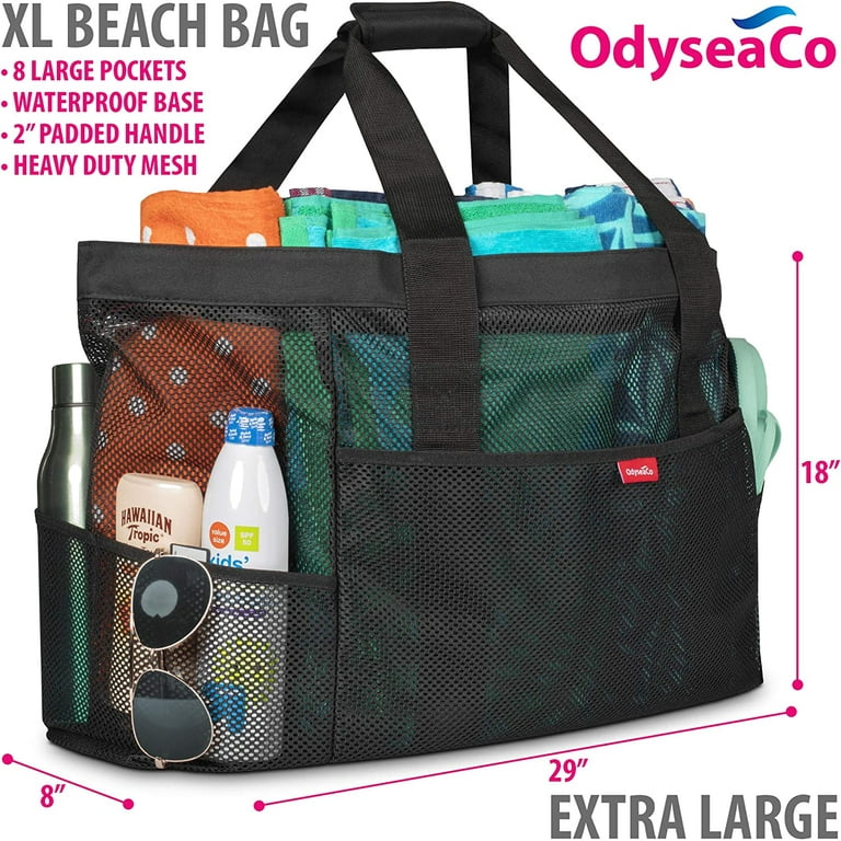OdyseaCo Oahu Mesh Beach Bag Review: Extremely Large and Durable
