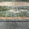 thumbnail image 3 of Beverly Rug Machine Washable Easy Cleaning Indoor Non-Slip Rugs Green / Cream 2'x3', 3 of 4