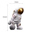 thumbnail image 3 of Estatua Pequeña De Astronauta Del Astronauta, Adornos De Resina, Decoración De Escritorio Para Habitación, Regalo De Cumpleaños Para Niños Noticed HA026698-02, 3 of 5