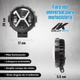 thumbnail image 2 of Faro Led Para Moto Motocicleta Universal 7Pul. Kinlley, 2 of 6