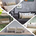 thumbnail image 6 of Spring Floral Body Pillow Covers 20"x54", Hummingbird Summer Botanical Watercolor Soft Brushed Microfiber Breathable Throw Pillow Covers, Pillowcase with Zipper for Couch Sofa Bedroom Living Room, 6 of 9
