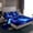 Navy, variant on Homewish Dreamy Butterfly 4-Piece King Sheet Set, Mystic Waterfall Galaxy Bedding