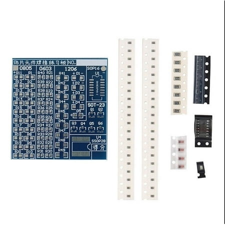 

SMT SMD Component Welding Practice PCB Board Soldering Solder DIY Suite Kit