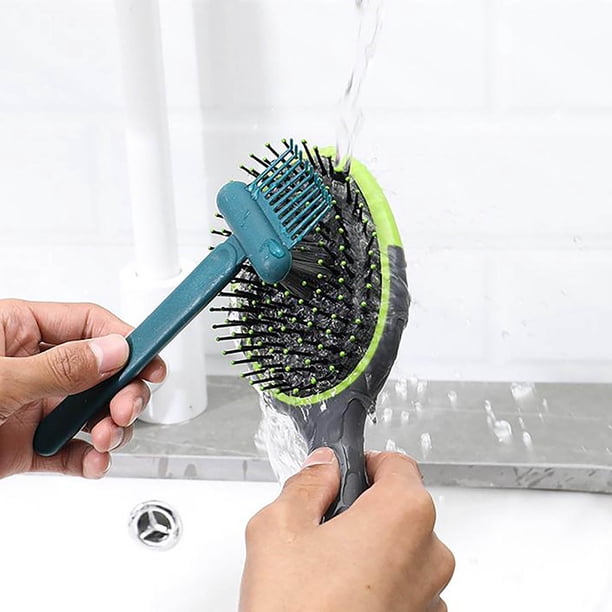 Xihbxyly Cepillo de Limpieza para Peines, Cepillo de Bolsa Hueco, Herramienta de Masaje para Cabello Rizado, Garra de Limpieza Profunda, Uso Doméstico En Salones, Diseño Ideal para Viajes, Tamaño 17
