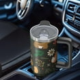 thumbnail image 5 of Holiday Presents 30oz Stainless Steel Travel Tumbler with Handle and Straw, Christmas Coffee Mug, Leak Proof Insulated Cup for Women Men, 5 of 5